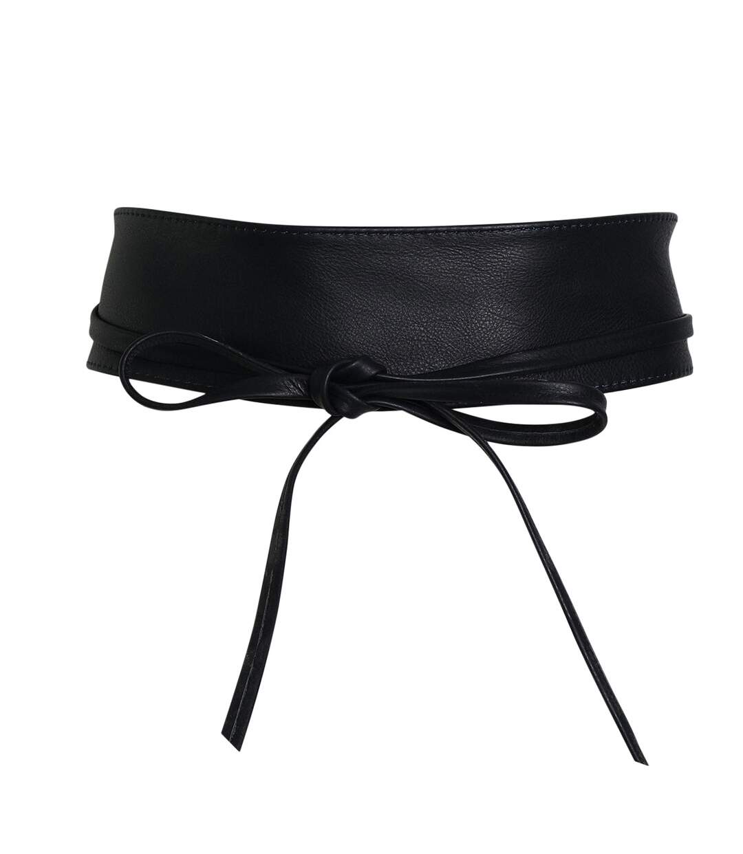 Ceinture large en cuir CESIRA