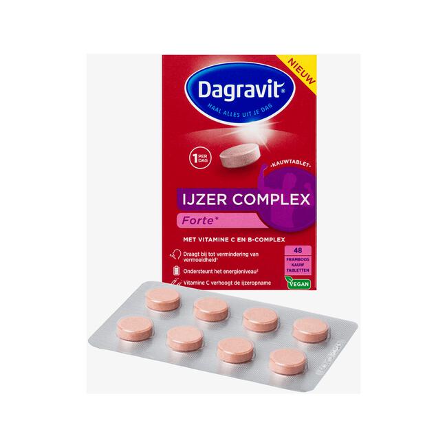 Dagravit IJzer Complex Forte 48 kauwtabletten