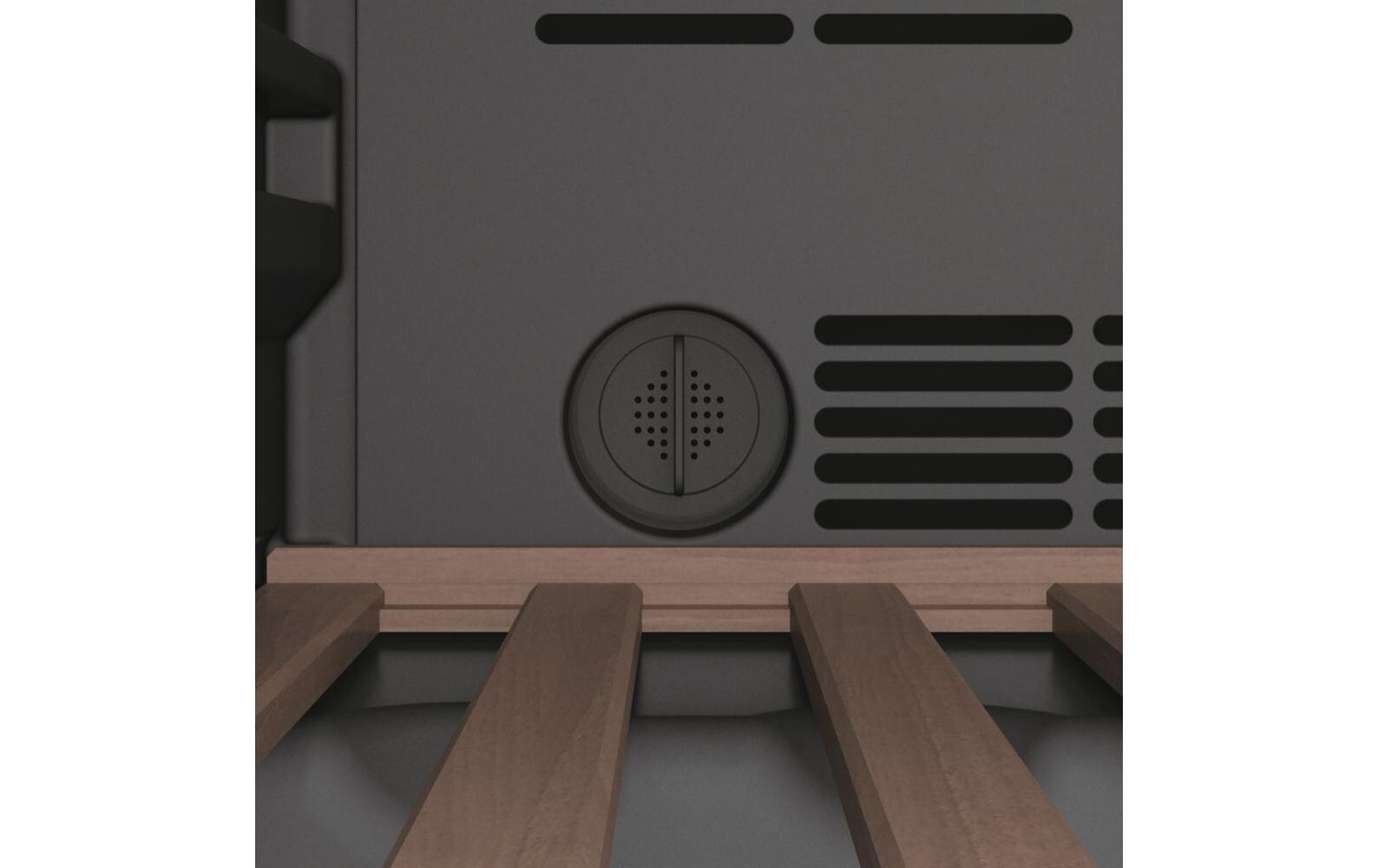 Weinklimaschrank HWS77GDAU1 Schwarz, Rechts, Wechselbar<br>Freistehender Weinkühler
