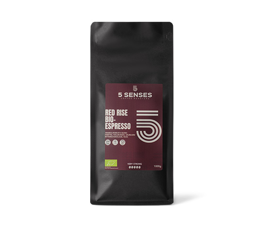 5 Senses - Red Rise Bo-Espresso - 1 kg Ganze Bohne