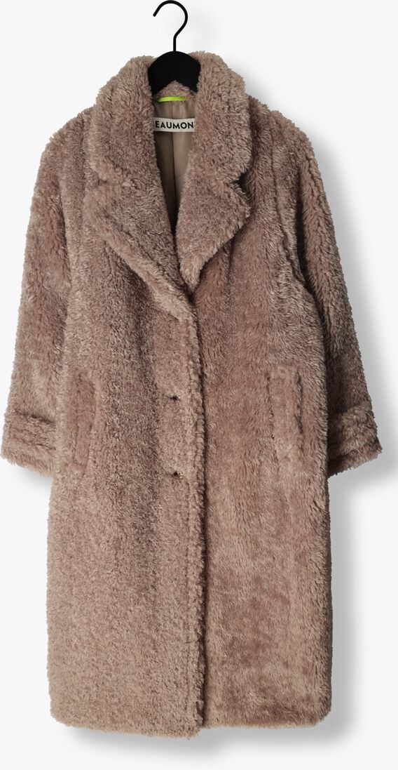 BEAUMONT taupe beaumont faux fur jas sasha