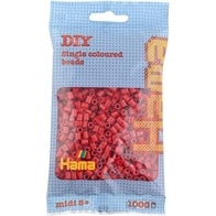 Hama Perles à repasser midi, sachet, rouge moyen