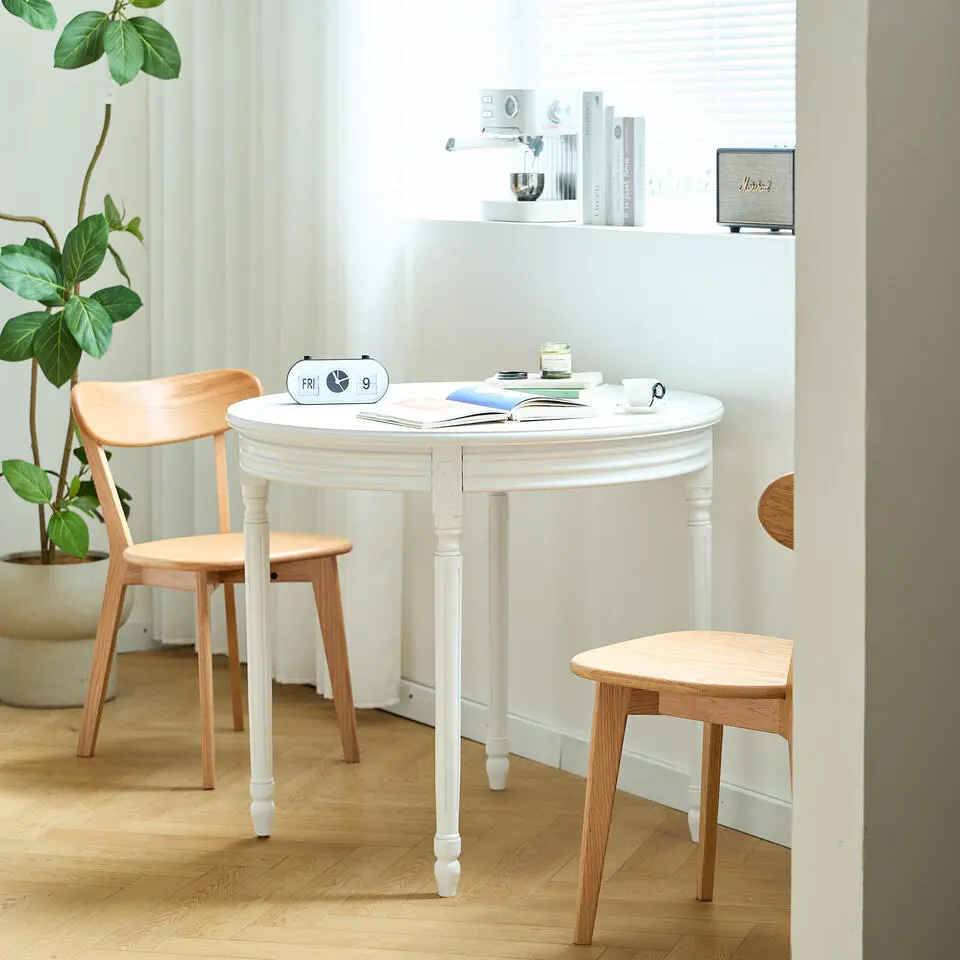 Eettafel 4 Personen Ronde Hout