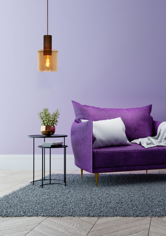 Lucide Toledo hanglamp Ø20 amber