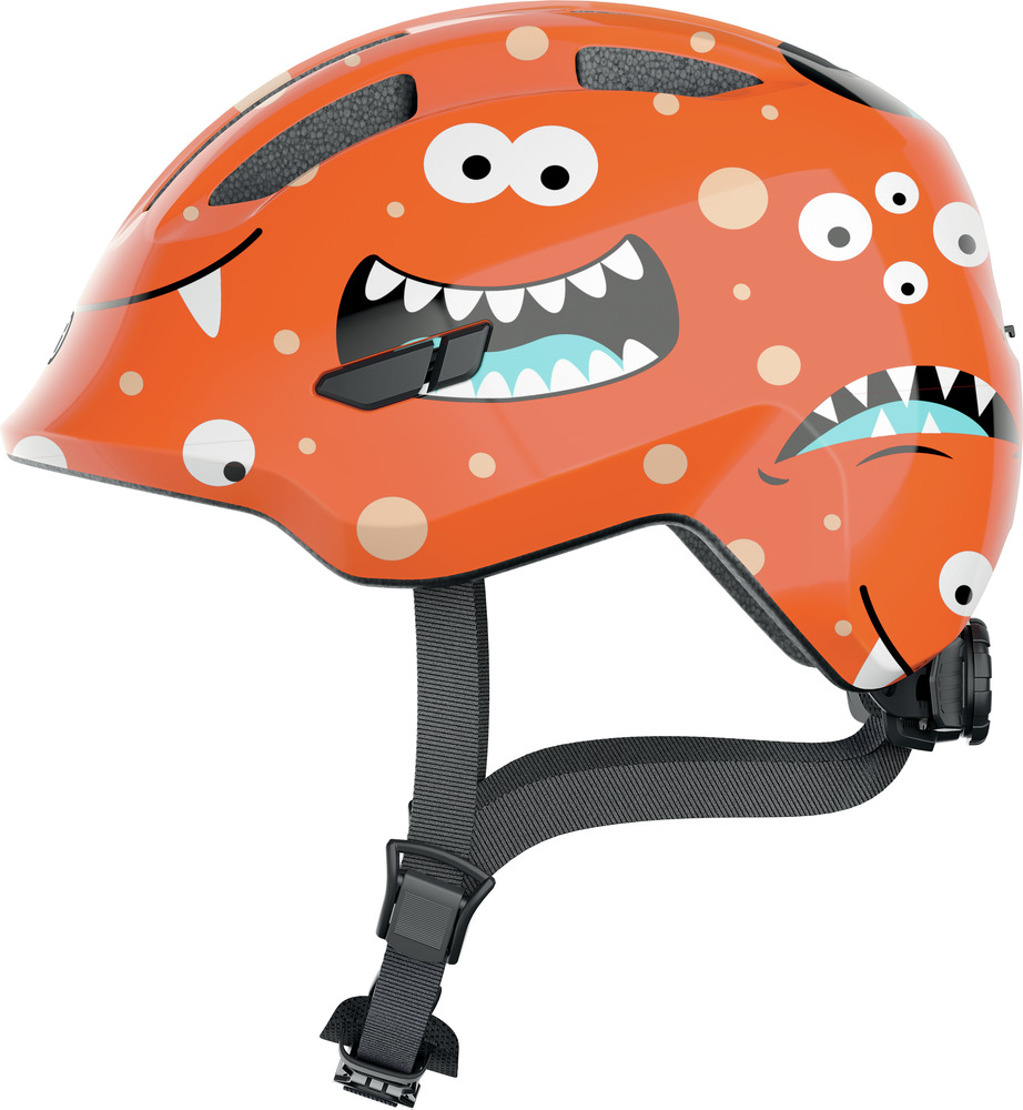 Abus Smiley 3.0 Cykelhjelm til Børn Orange Monster