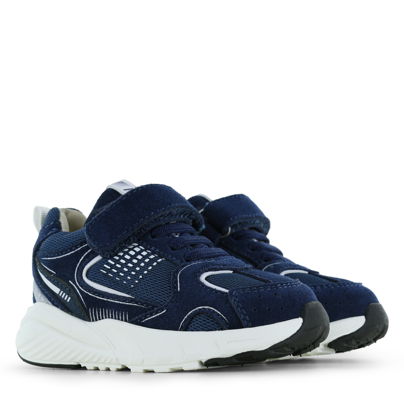 Shoesme donkerblauw sneakertje Mesh, Suède | Jongens schoenen