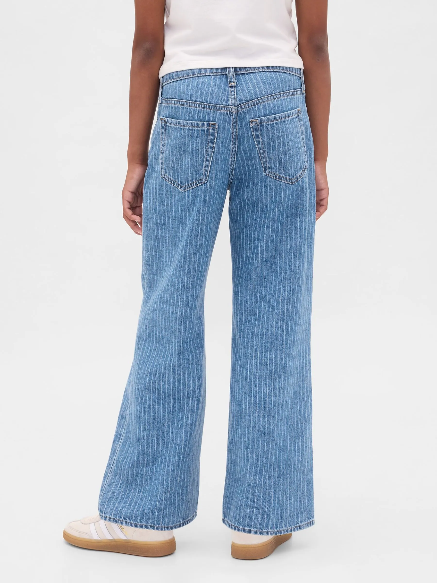 Gap Stride jeans met lage taille en wijde pijpen (5-13jr)