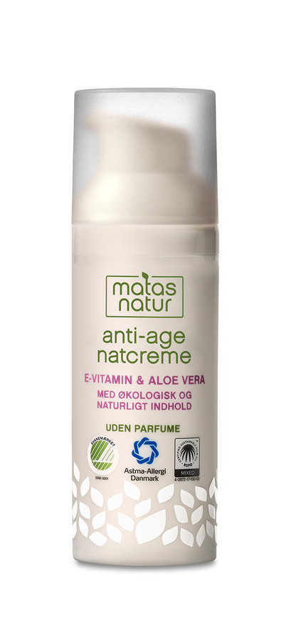 Matas Natur Aloe Vera & E-vitamin Anti-Age Natcreme 50 ml