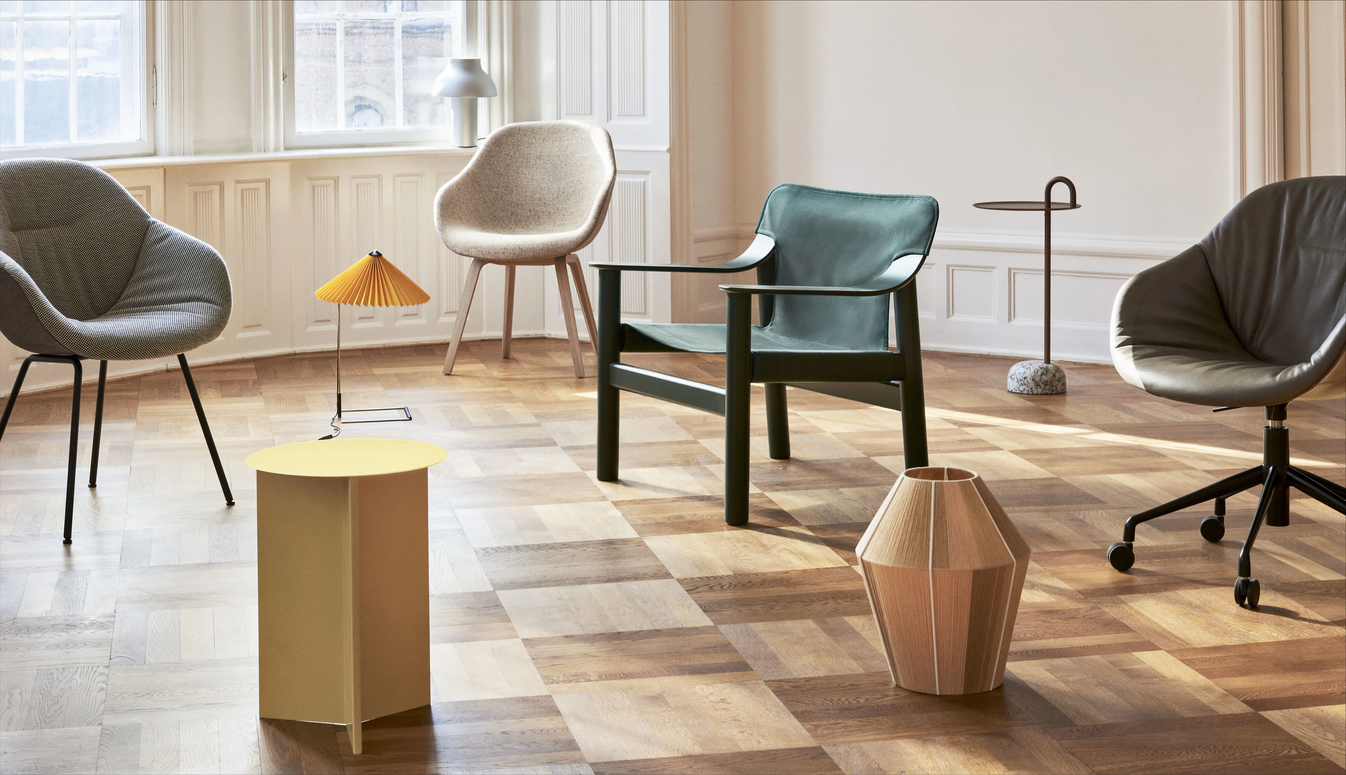 SLIT METAL - Table d'appoint métal | Jaune