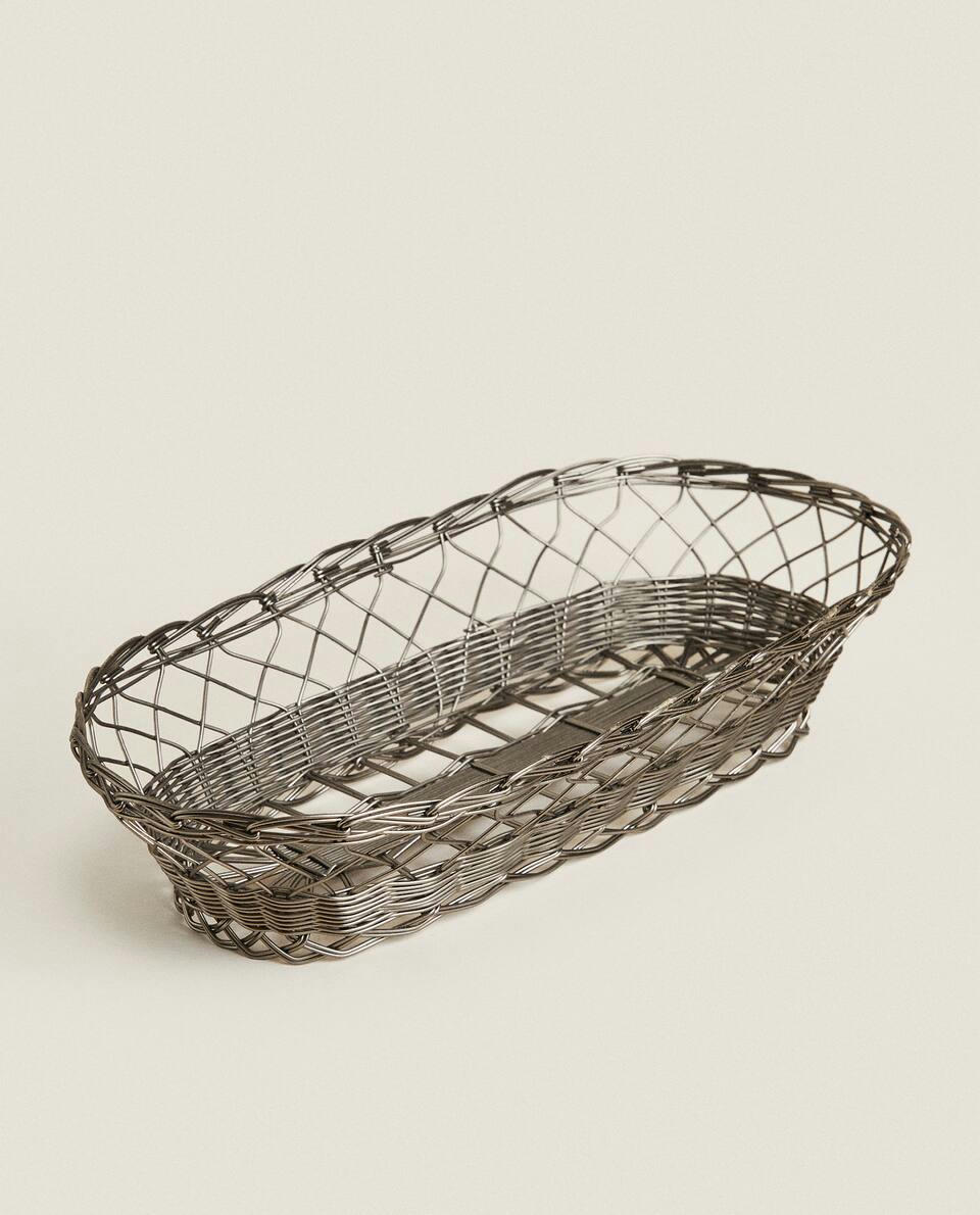 CESTO OVAL DE METAL