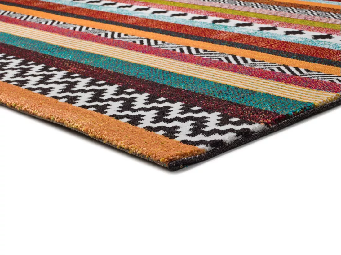 Tapis intérieur - ethnique - multicolore - 140 x 200 cm - MOAR