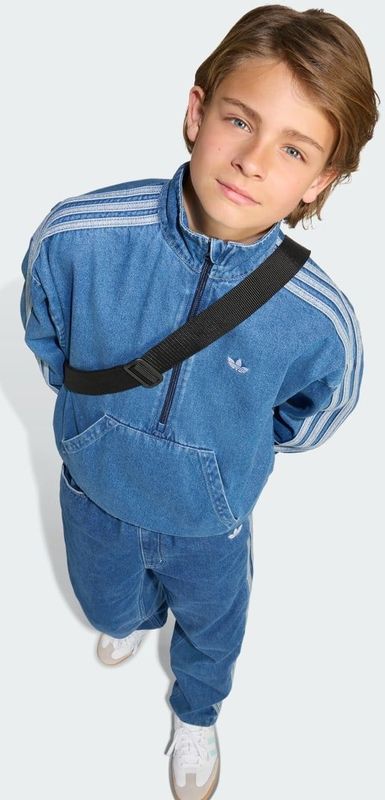 ADIDAS ORIGINALS - Tussenjas - Blauw gemêleerd - Denim