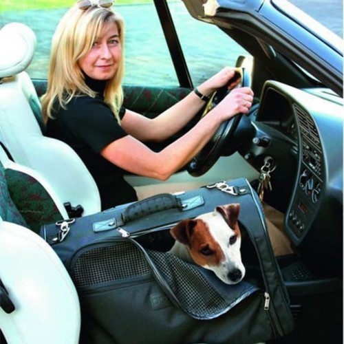 Carrinho inteligente para animais de estimação, preto