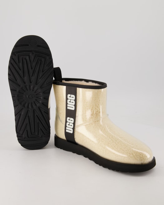 UGG Classic Clear Mini Gummistiefel in Beige
