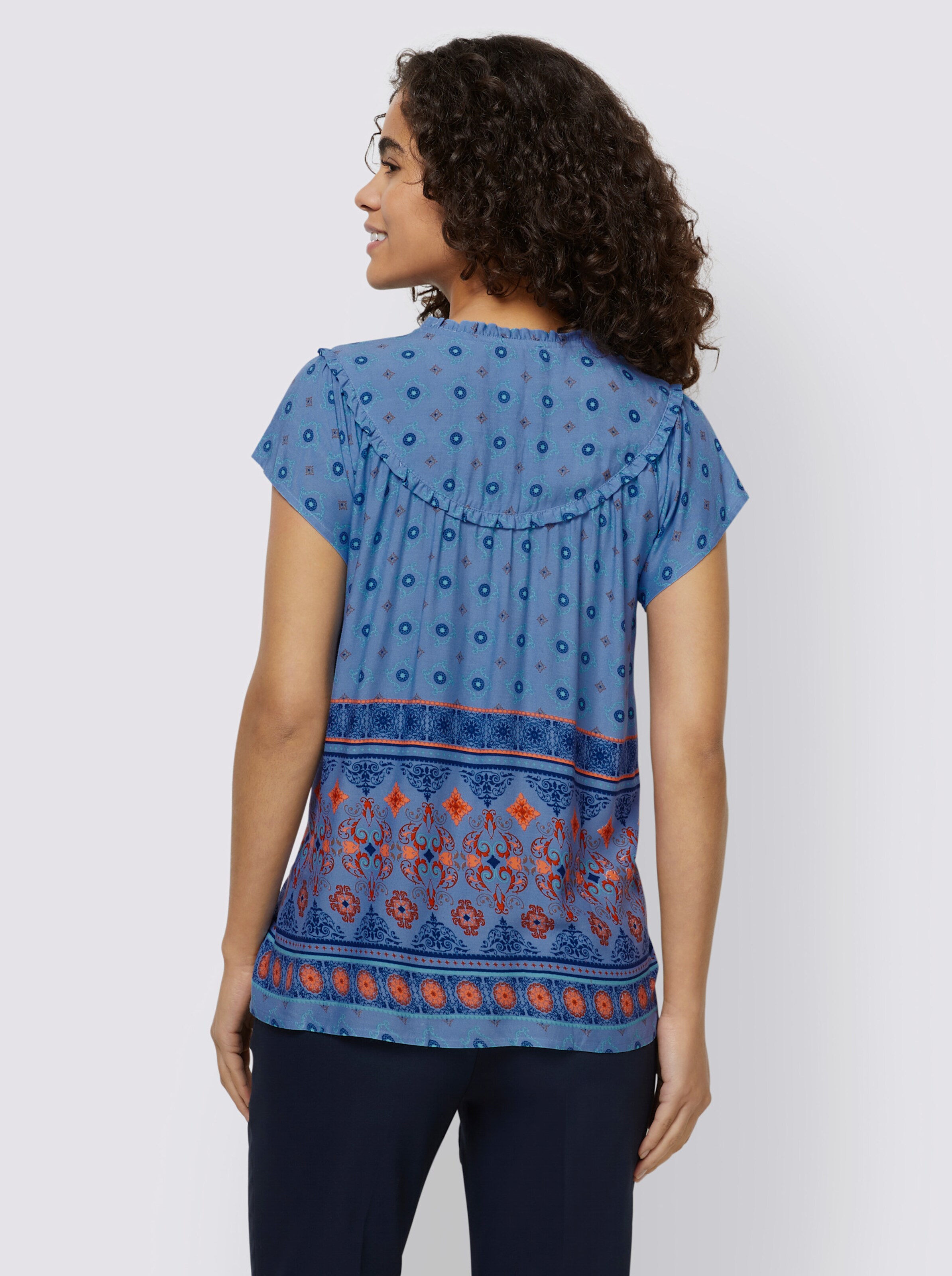 Druckbluse