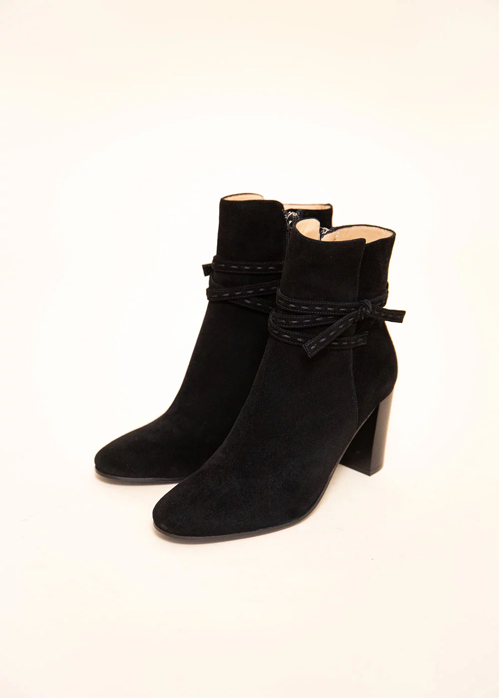 BOOTS MANEGE VELOURS NOIR