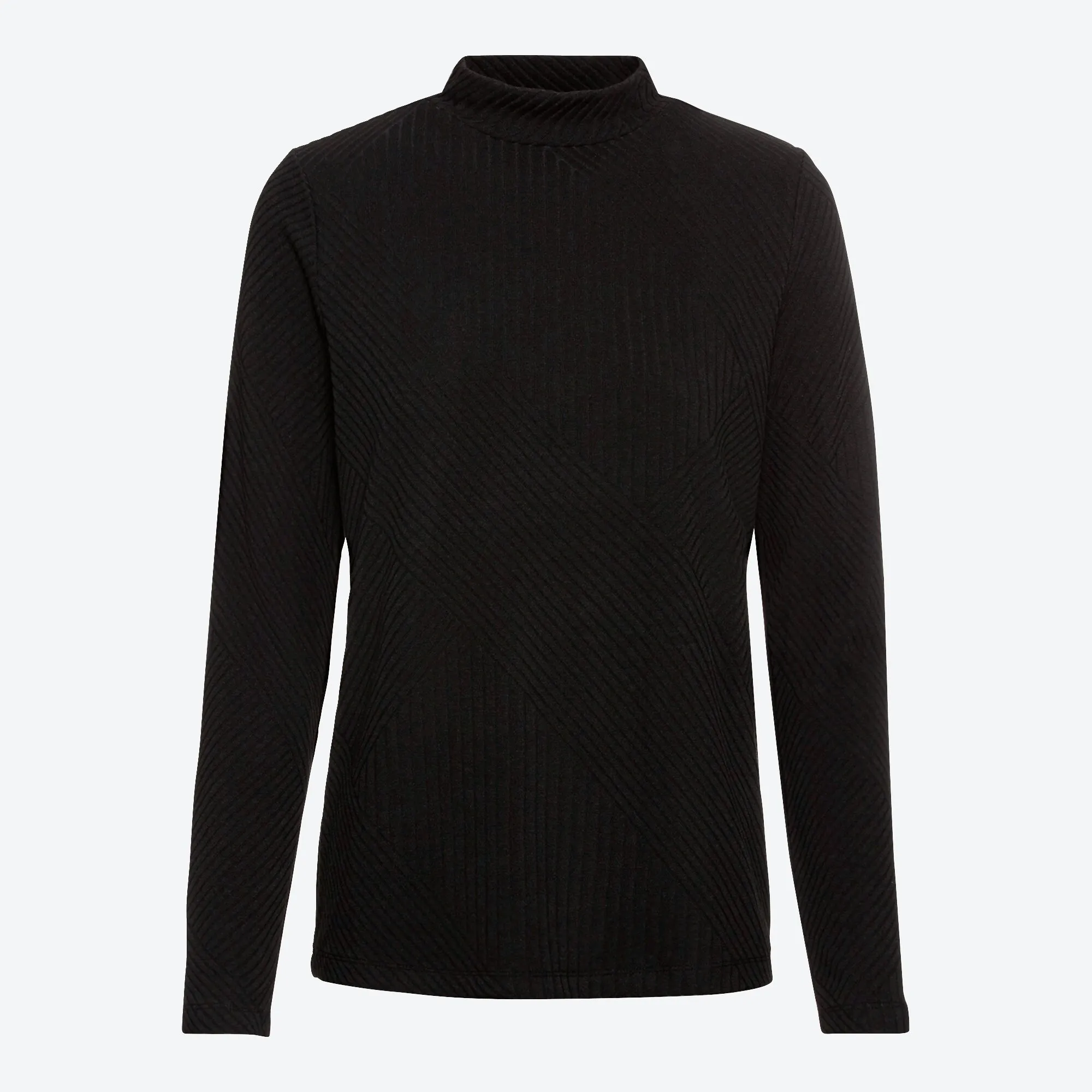 Damen-Shirt mit Struktur-Muster
