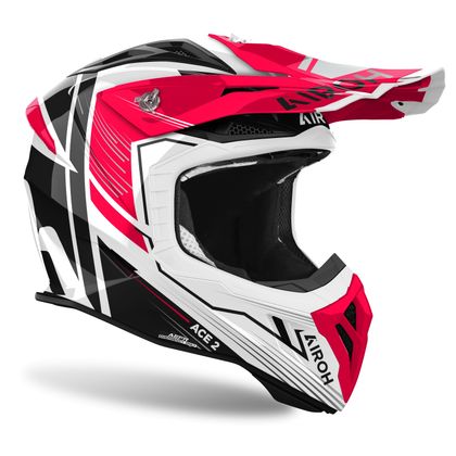 Casque cross Airoh AVIATOR ACE 2 -ENGINE 2024 - Rouge