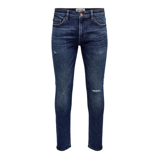 ONLY & Sons Loom Slim Jeans, Dark Blue Denim, W29/L32
