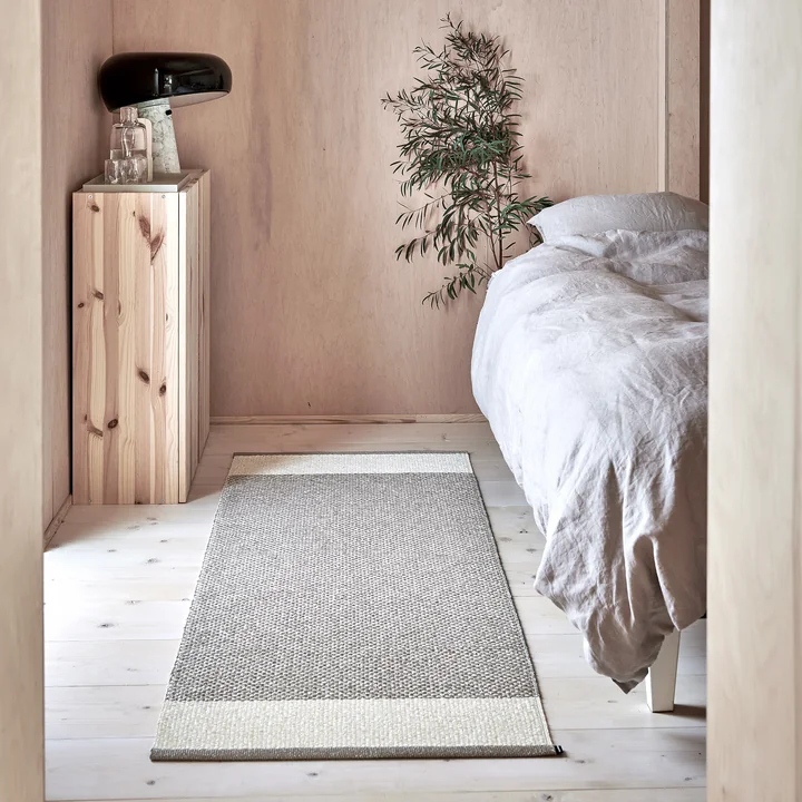 Pappelina - Edit Teppich, 60 x 85 cm, army / sage / stone metallic