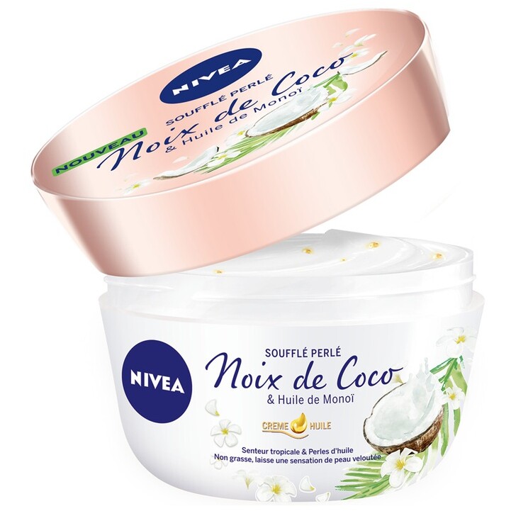 Crèmes-huiles corps veloutées - Noix de coco & monoï - 2 x 200 ml