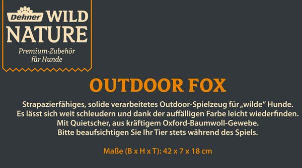 Dehner Wild Nature Hundespielzeug Outdoor Fox