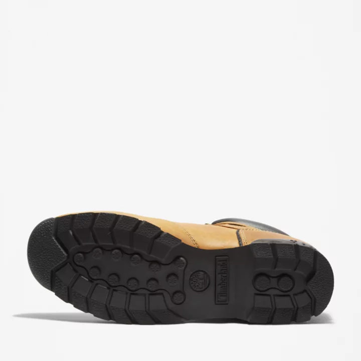 Bota Splitrock Nubuck Mid Hiker Masculina na cor Amarela