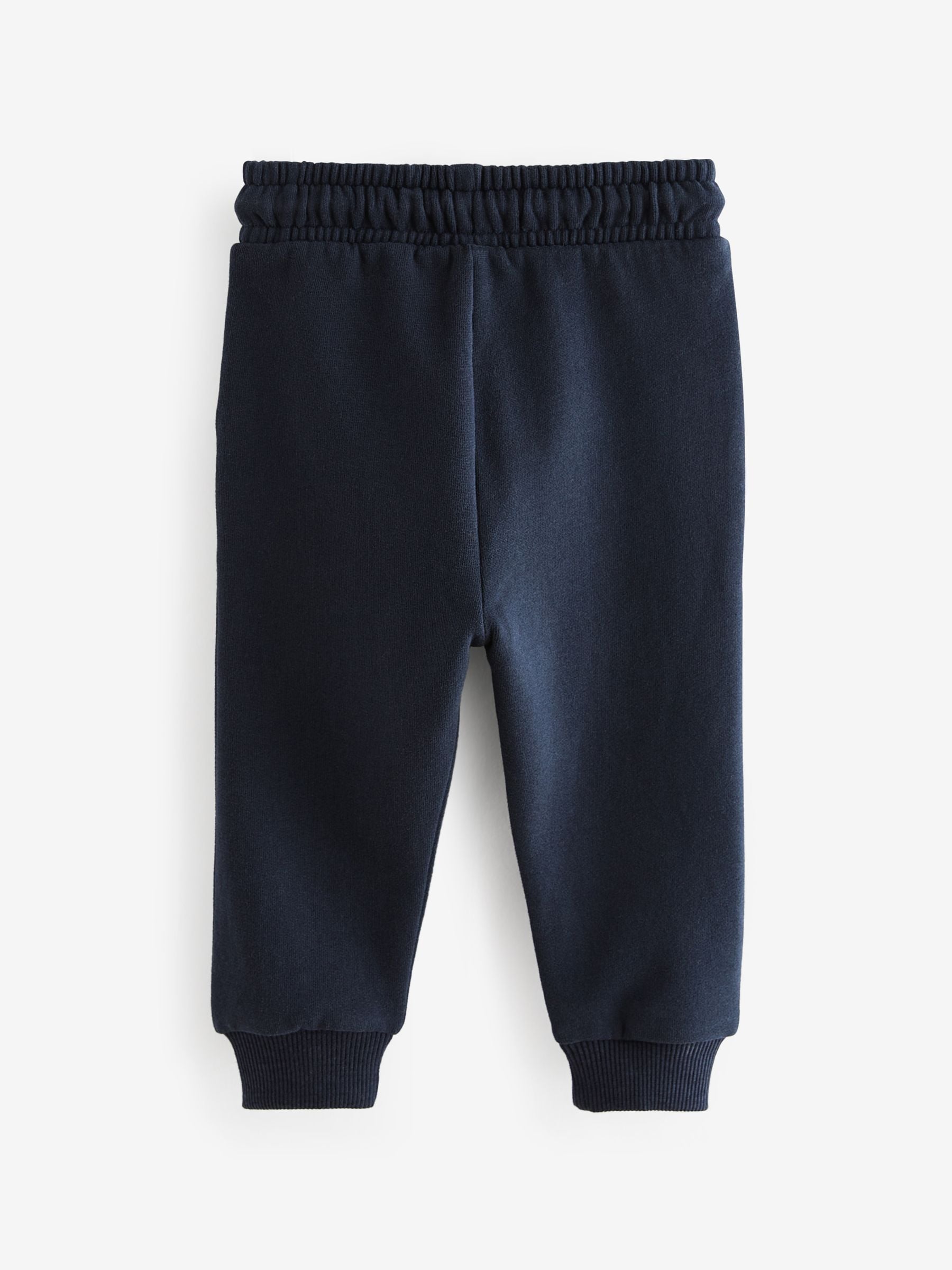 Marineblauw - Zacht aanvoelende jersey joggingbroek (3 mnd-7 jr)