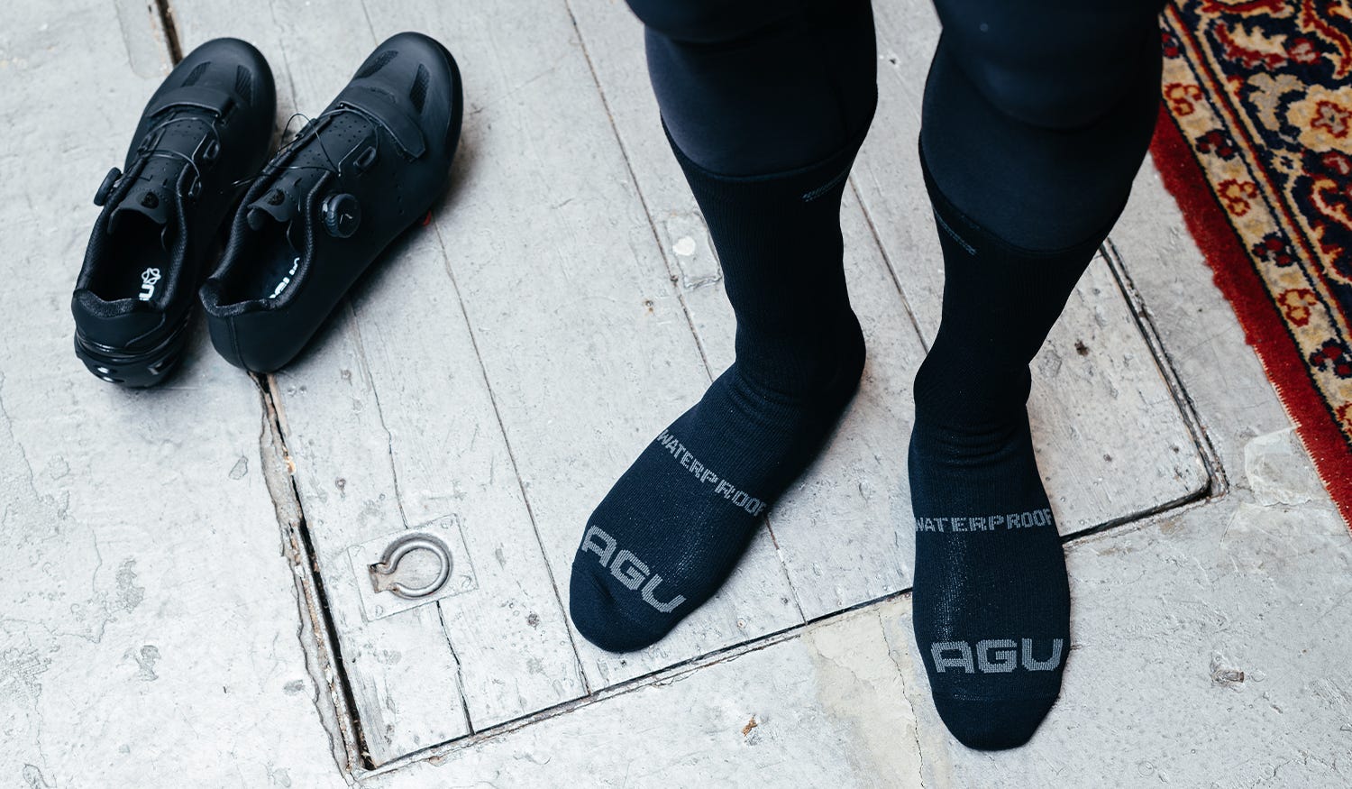 AGU Waterproof fietssokken - Black