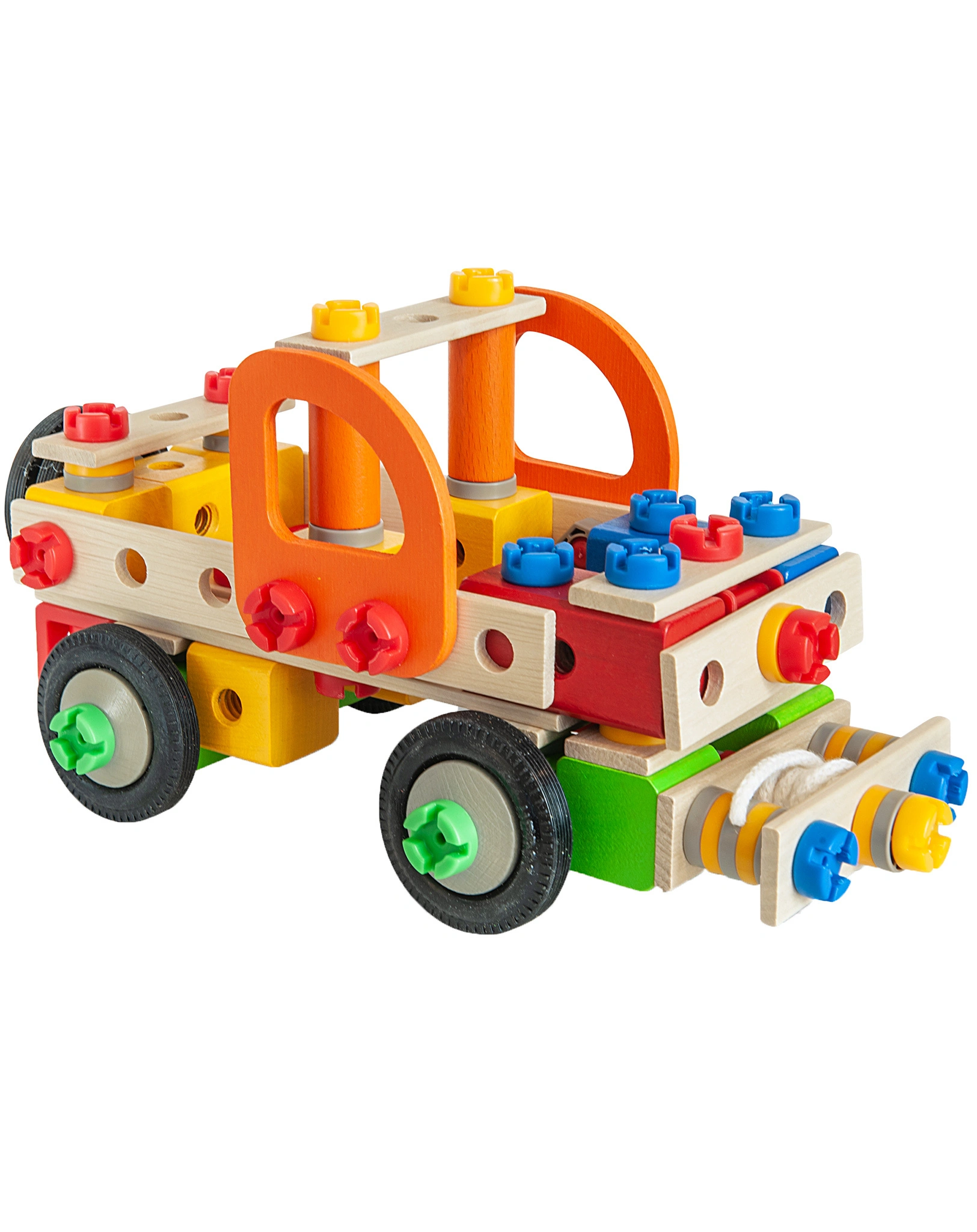 Holz-Kranwagen CONSTRUCTOR 170-teilig