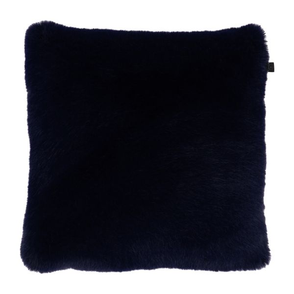 Overseas Rino Fur Kussen - 45 x 45 cm - Navy