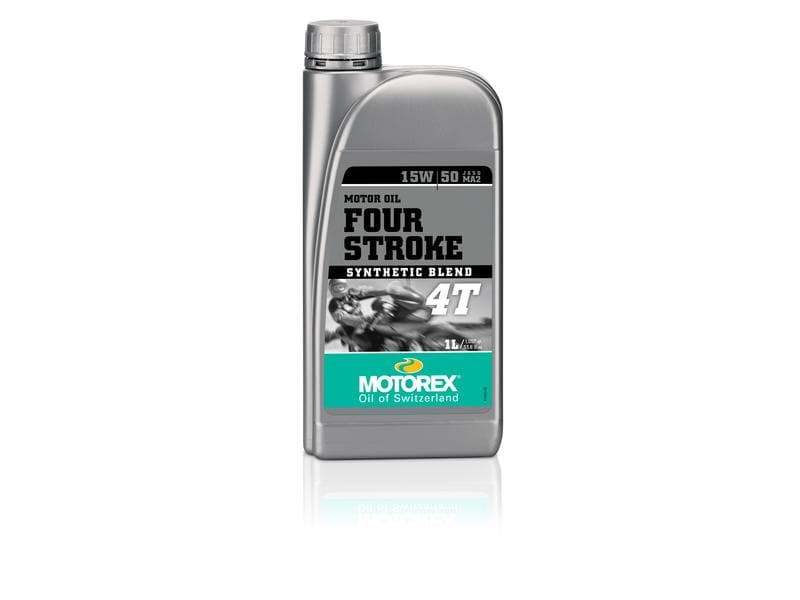 Motorex Motorenöl Four Stroke 4T, SAE 15W/50, 1 l 4-Takt-Motorenöl für Motorräder