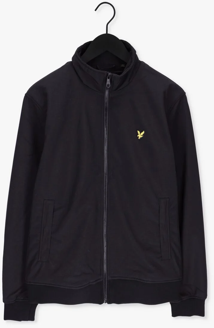 LYLE & SCOTT zwarte lyle & scott jack fleece lined funnel neck jacket