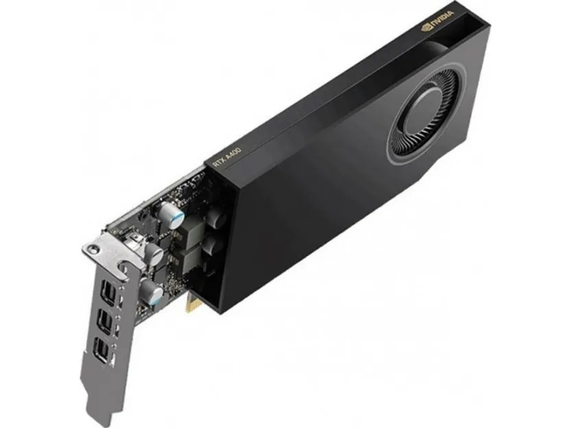 NVIDIA - Grafikkort - 4 GB GDDR6 - PCIe 4.0 x8 - 4 x Mini DisplayPort