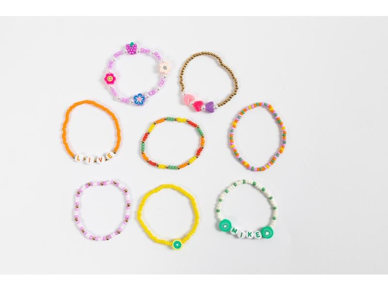 Creativ Company Schmuck Bastelset Mini Kreativ Mix Armbände DIY farbenfrohe Armbänder