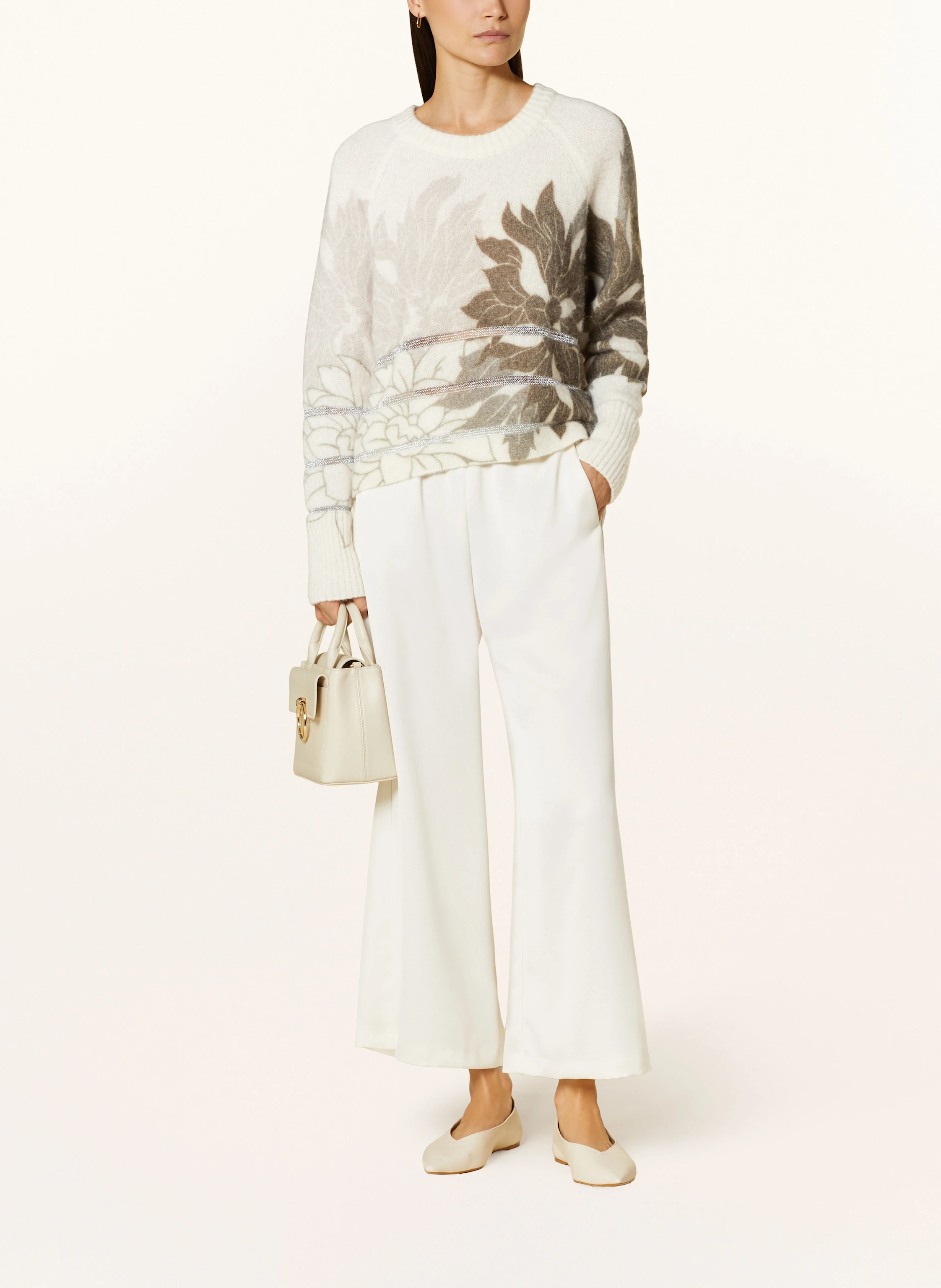 MARC CAIN Pullover mit Alpaka und Glitzergarn