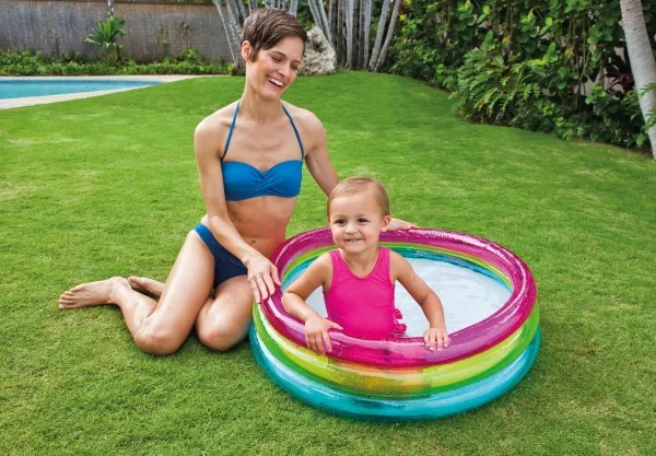 Intex Regnbue Babypool, 63L, 86X25 cm