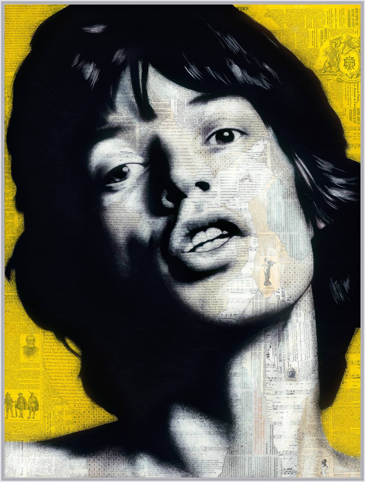 Mick by André Monet - Limited Edition. Edition of: 250. Signed.
