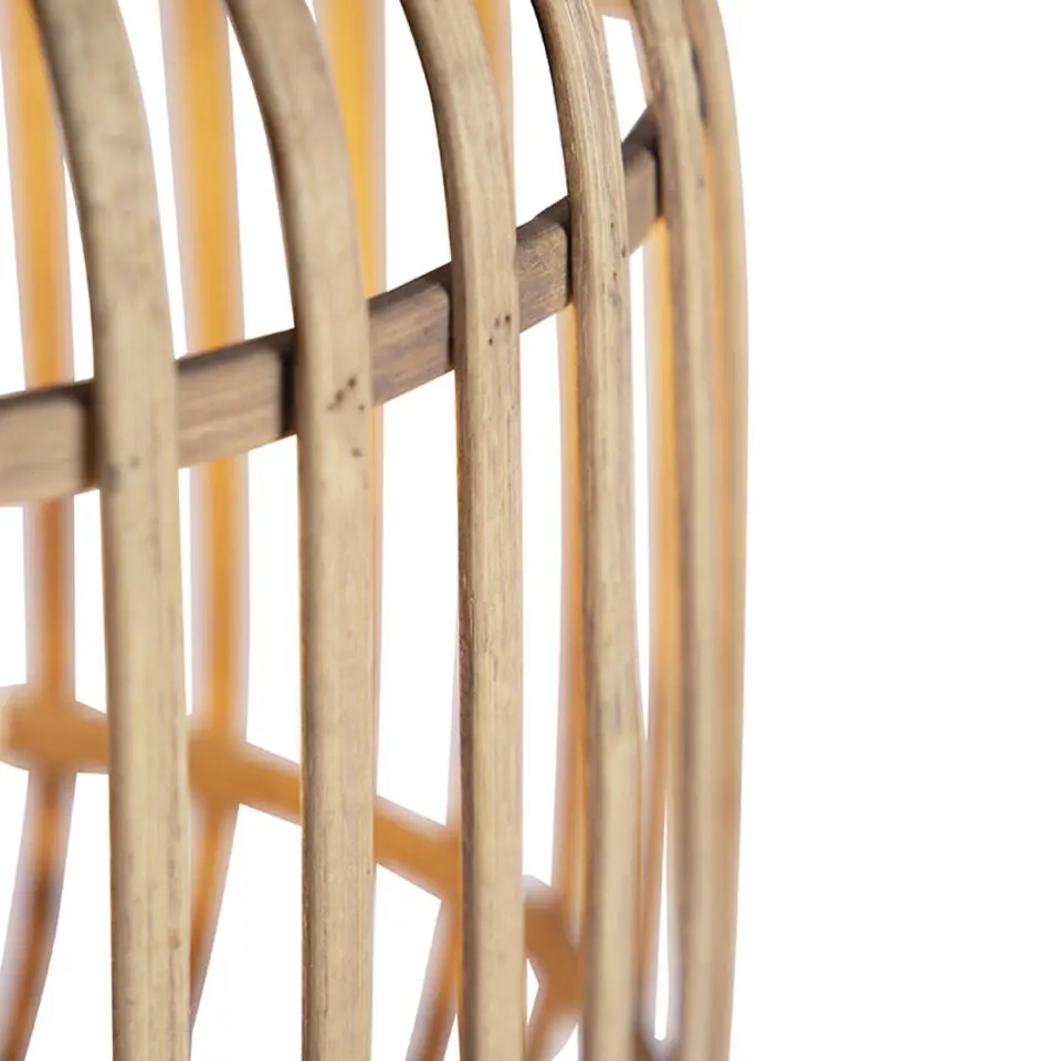 Qazqa hanglampen manila beige e27