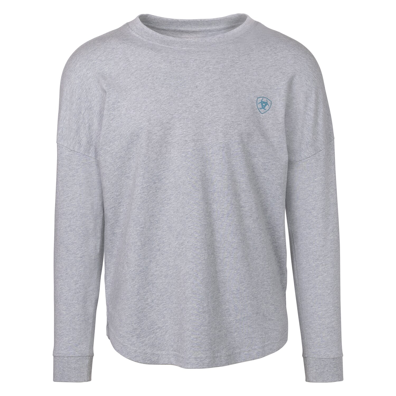 ARIAT Longshirt Fun Farm Oversize Tee  - grey
