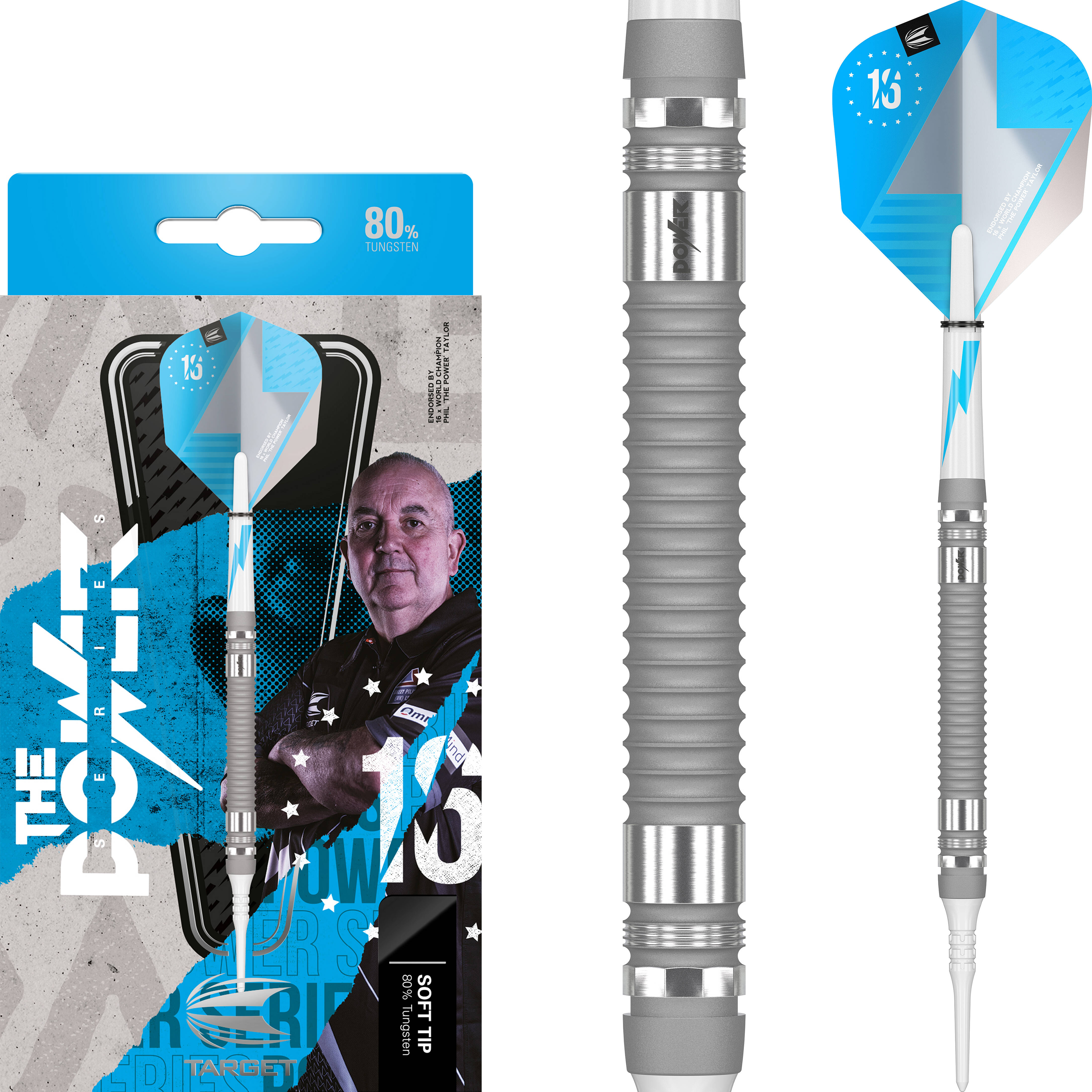 Target - The Power Series Silver - Softdart
