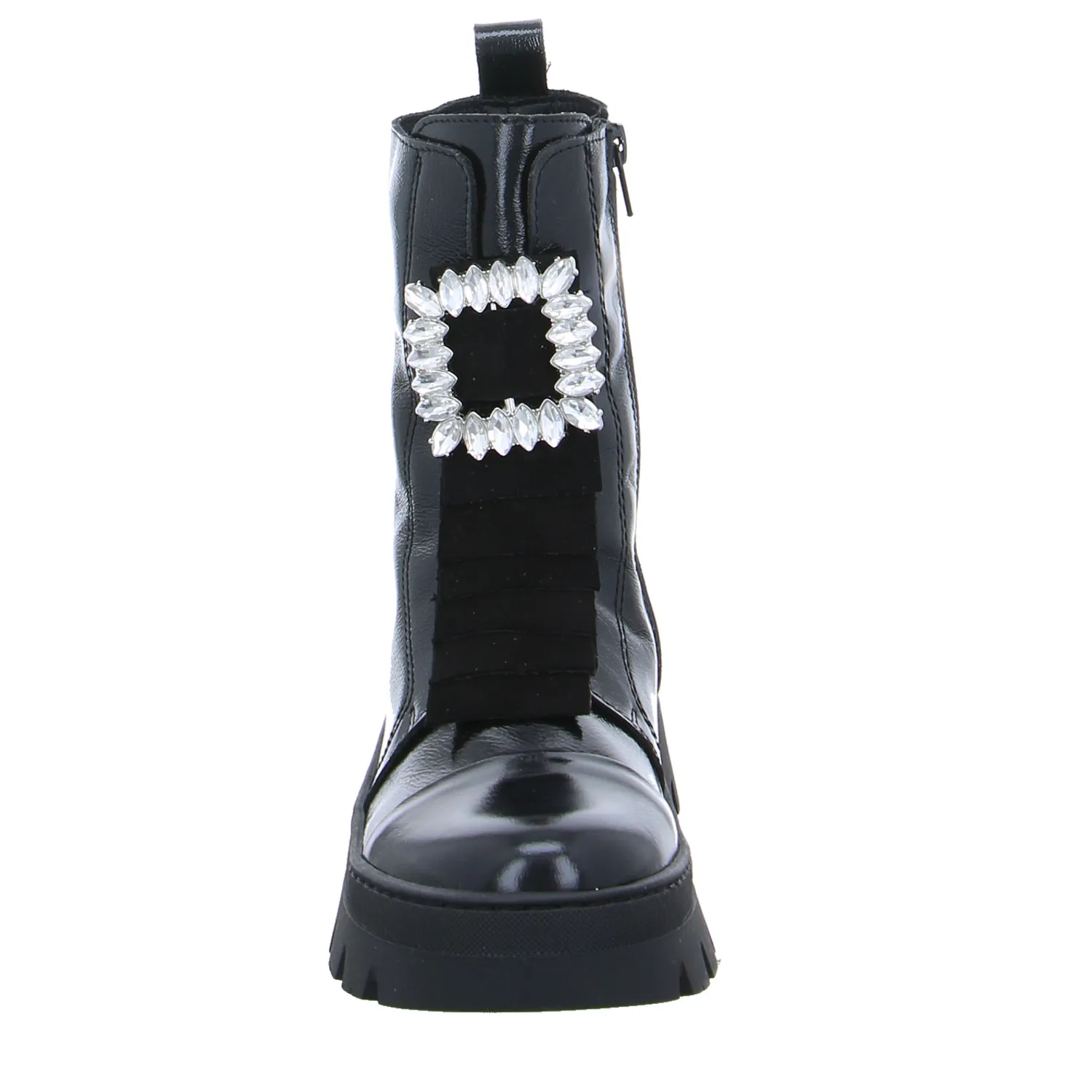 SCHUHENGEL Boot Schwarz Leder