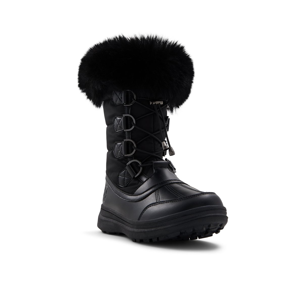 BANFF TRAIL-Manessi-Bottes d'hiver - Semelle tracteur - Noir