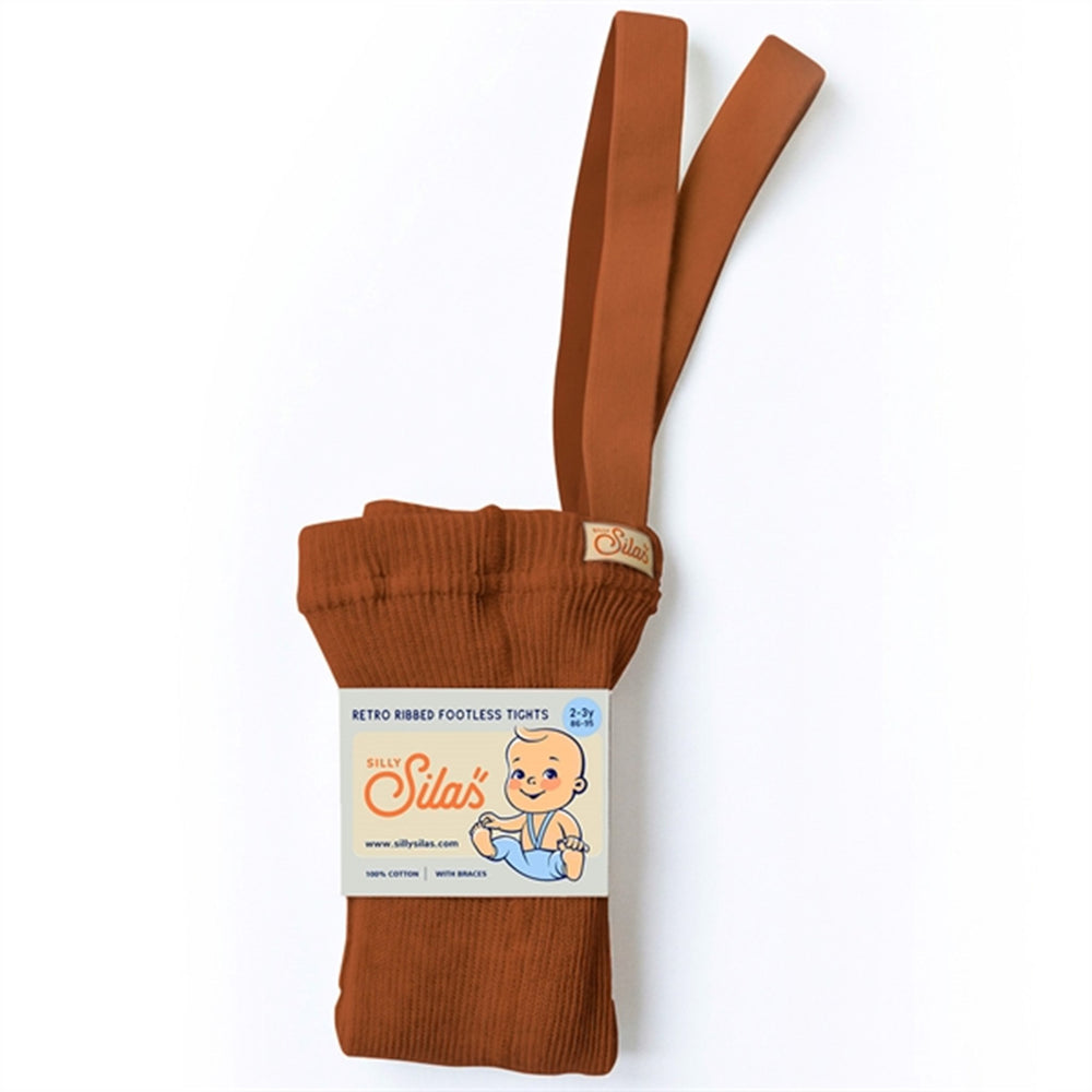 Footless Tights Cinnamon - Silly Silas → Luksusbaby.dk