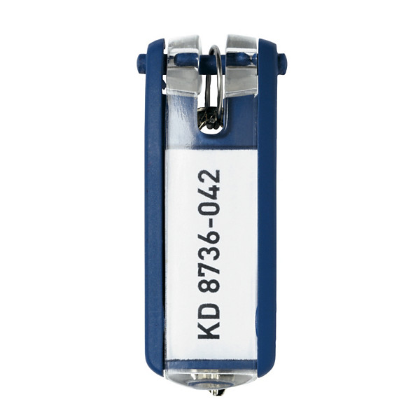 Porte-clés Durable bleus, lot de 6