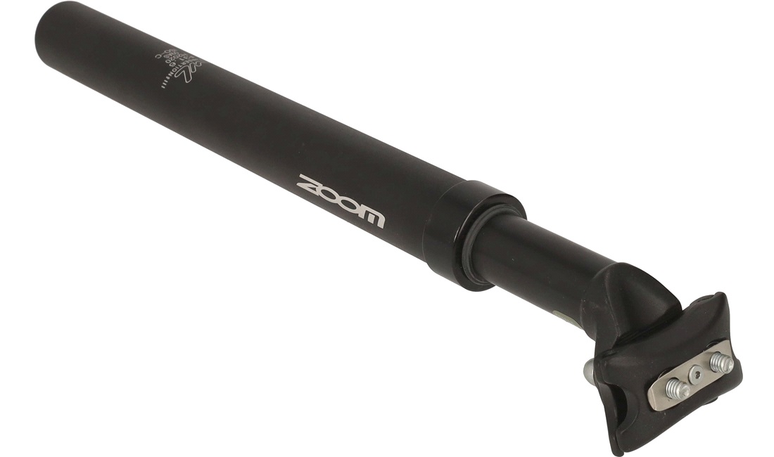 Sadelpind med affjedring 31,6X350mm sort