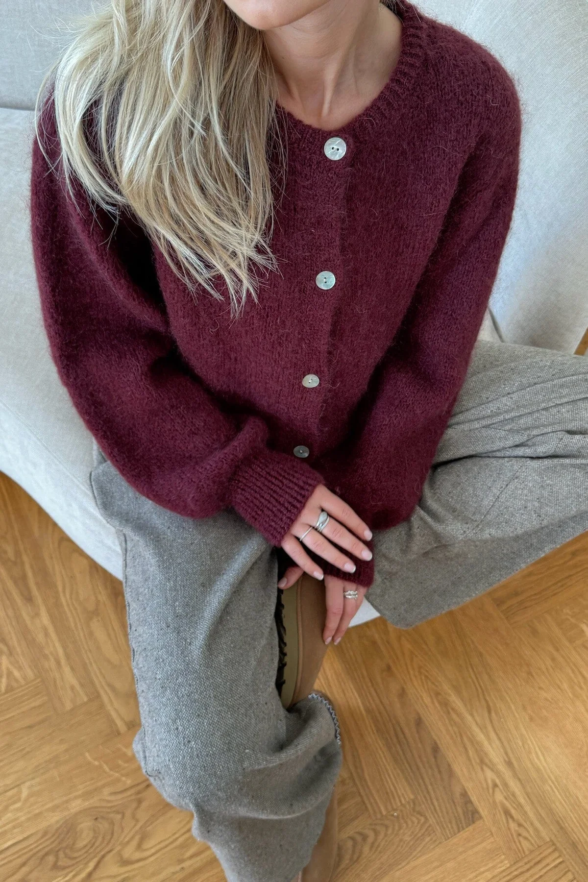 BYIC Idaic Cardigan bordeaux bordeaux