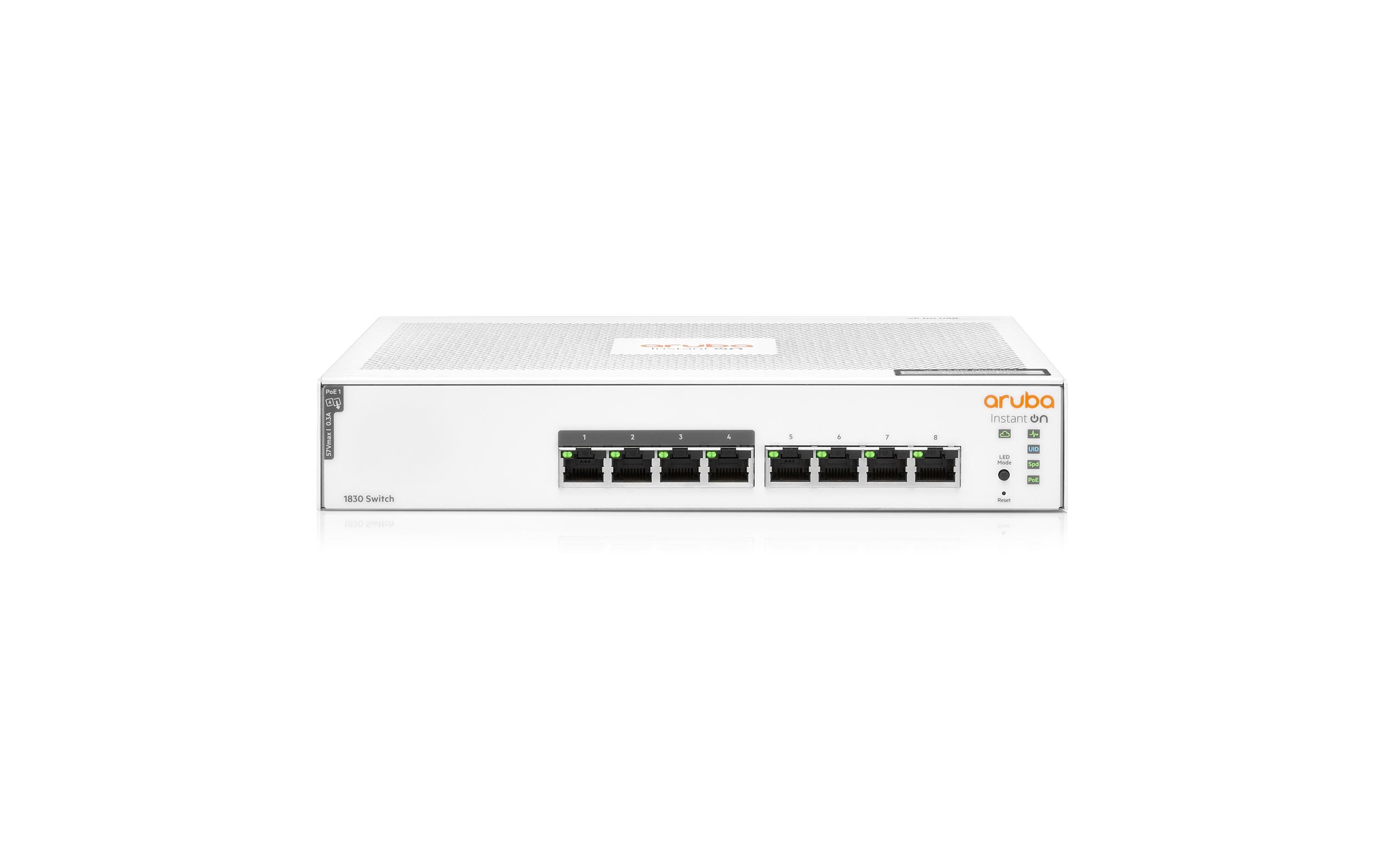PoE+ Switch Aruba Instant On 1830-8G 8 Port<br>Aruba Instant On 1830