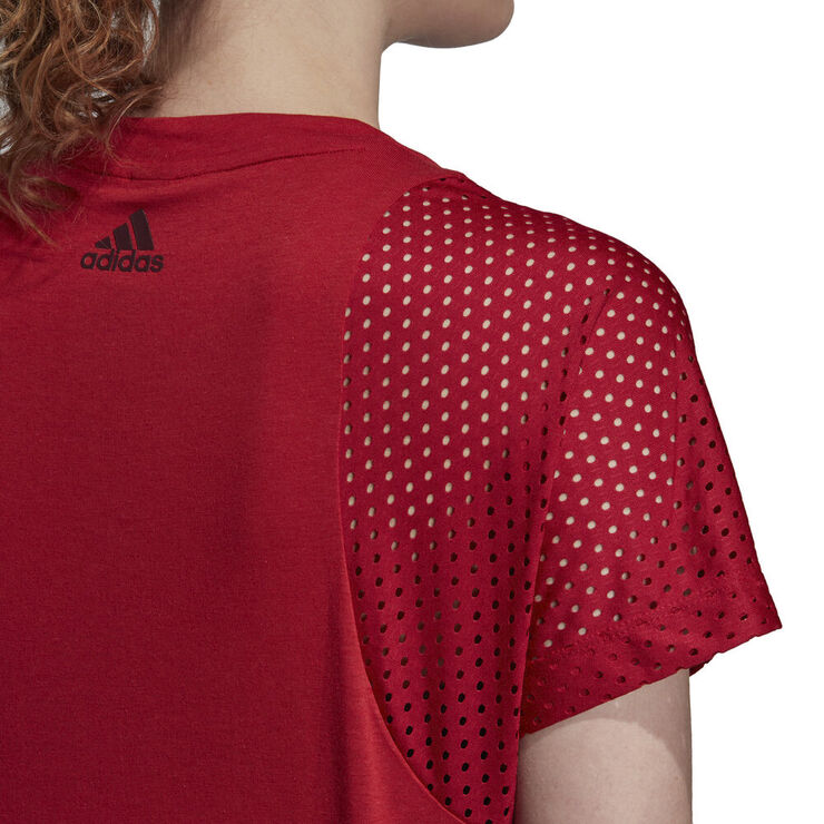 adidas ID Mesh Tee Rød