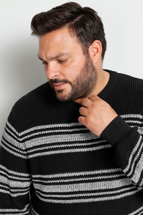 Boston Park Pullover, Bauchfit, Ringel, Rundhals, bis 80/82